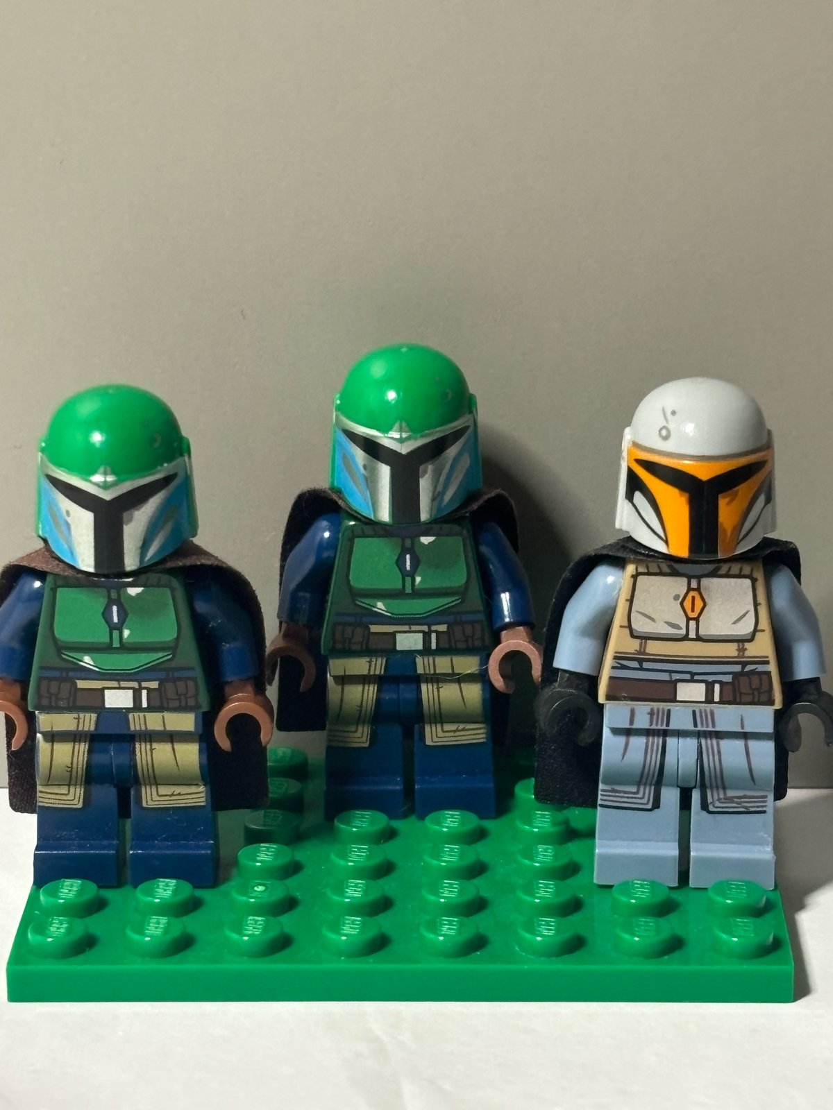 3x LEGO Star Wars Mandalorian Minifigure Bundle